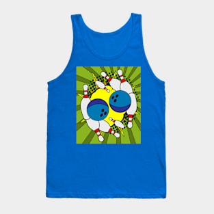 Funny Skittles Bowling Match Tank Top